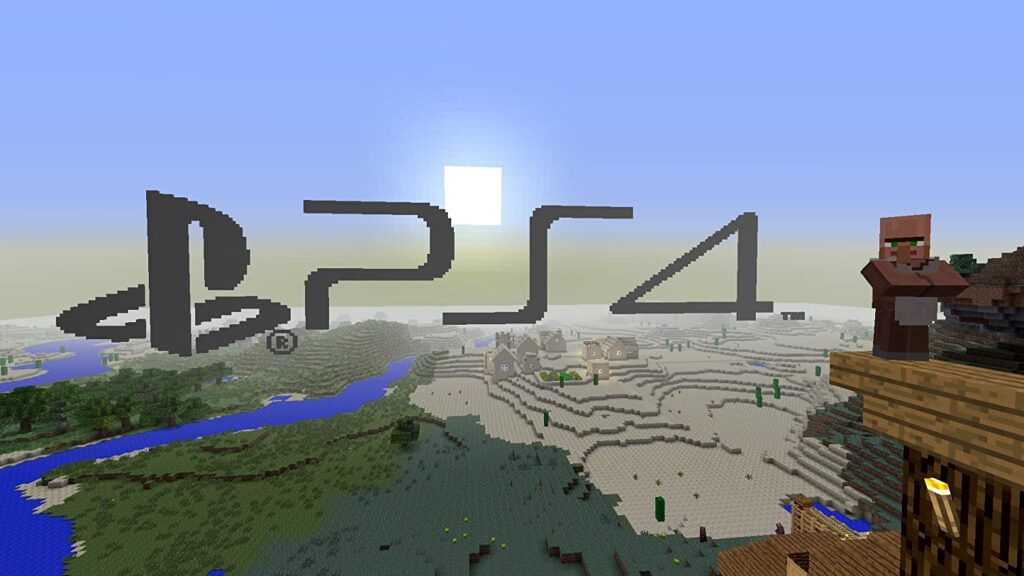 Minecraft: PlayStation 4 Edition　プレイ画面