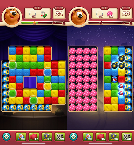 トゥーンブラスト　ステージギミック